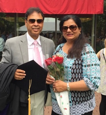 Parents of Ayesha Minhaj.